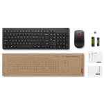LENOVO Essential Wireless Combo Keyboard &amp; Mouse Gen2 Black US Euro 103P "4X31N50746" (timbru verde 0.8 lei)