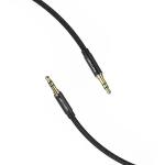 Cablu audio Vention, Jack 3.5mm (T) la Jack 3.5mm (T) conectori auriti, braided BBC si TPE, negru, 