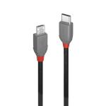 Cablu Lindy LY-36893, USB 2.0 Type C to Micro-B Cable, 3m, Anthra Line