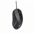 MOUSE GEMBIRD, gaming, cu fir, USB, optic, 7200 dpi, butoane/scroll 10/1, iluminare, cablu 1.8m, negru, "MUSG-RAGNAR-RX500" (timbru verde 0.18 lei)