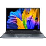 Laptop ASUS Zenbook Flip, UP5401EA-KN107X, 14.0-inch, Touch screen, 2.8K (2880 x 1800) OLED 16:10, i7-1165G7, 16GB LPDDR4X on board, 512GB Processor 2.8 GHz, Intel Iris X Graphics, Pine Grey, Windows 11 Pro, 2 years