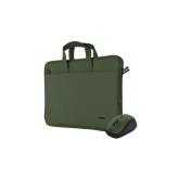 TRUST Bologna Laptop Bag And Mouse Set Green 