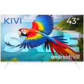 43', UHD, Android TV 11, White, 3840x2160, 60 Hz, Sound 2x12W, 53 kWh/1000h , BT5.1, HDMI ports 4, 24 months