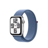 Apple Watch SE2 v2 GPS 40mm Silver Alu Case w Winter Blue Sport Loop