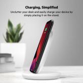 Belkin BOOST CHARGE Qi 15w wireless Charging Stand w PSU  (EU Power Supply Included) -White