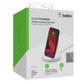 Belkin BOOST CHARGE Qi 15w wireless Charging Stand w PSU  (EU Power Supply Included) -White
