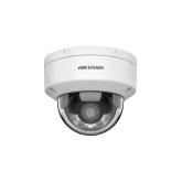 Camera de supraveghere IP Dome 4MP Hikvision DS-2CD2147G2H-LISU(4MM) (EF), lentila fixa 4mm, iluminare min: Color: 0.0005 Lux @ (F1.0, AGC ON), 0 Lux cu lumina alba: 30m, IR 30m, microfon incorporat, interfata audio: 1/1, alarma: 1/1, slot card de memorie