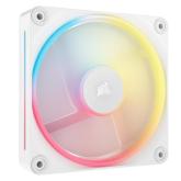 Ventilator Carcasa CORSAIR iCUE LINK RX120 1x120mm RGB ALB, viteza 2400 RPM +/- 10%, Airflow: 70 CFM, Presiune Statica: 3.8 mm-H2O, Nivel de zgomot: 35.1 dBA