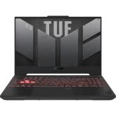 Laptop Gaming ASUS ROG TUF A15, FA507NUR-LP007, 15.6-inch, FHD (1920 x 1080) 16:9, AMD Ryzen™ 7 7435HS Mobile Processor 3.1GHz (20MB Cache, up to 4.5 GHz, 8 cores, 16 Threads), NVIDIA® GeForce RTX™ 4050 Laptop GPU, 144Hz, DDR5 16GB, 1TB PCIe® 4.0 NVMe™ M.
