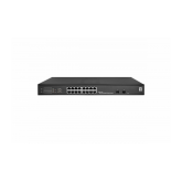 LevelOne GES-2118P Hilbert 18-Port Gigabit PoE Smart Lite Switch, 16 PoE Outputs, 2 x Gigabit SFP, 802.3at/af PoE, 230W PoE Power Budget, 440 x 190 x 44.5 mm