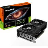 Placa Video GIGABYTE GEFORCE RTX 4070 WINDFORCE 2X OC V2 12G GDDR6 192 bit, PCIE 4.0, 3x DP 1x HDMI