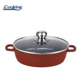 CRATITA ALUMINIU+CAPAC 24X6.5CM, 2.6L, CALABRIA, COOKING BY HEINNER