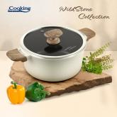 SEMIOALA ALUMINIU+CAPAC 24x12CM,4.7 L, WILD STONE, COOKING BY HEINNER