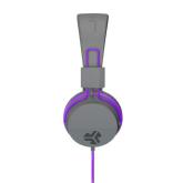 JLAB JBuddies Studio Over-Ear Folding Kids Headphones - Grey/Purple