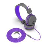 JLAB JBuddies Studio Over-Ear Folding Kids Headphones - Grey/Purple