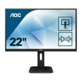 Monitor LED AOC 22P1D, 21.5inch, FHD TN, 2ms, 60Hz, negru