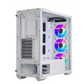 CARCASE Cooler Master TD500 MESH V2 white, U3x2,U3.1type Cx1,CNC TG,w/hub,CF120 ARGBx3,white,PSU cover,mesh, 