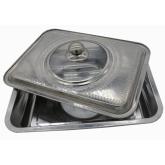 TAVA  CUPTOR CU CAPAC, INOX, 39x29x7, VANORA HOME