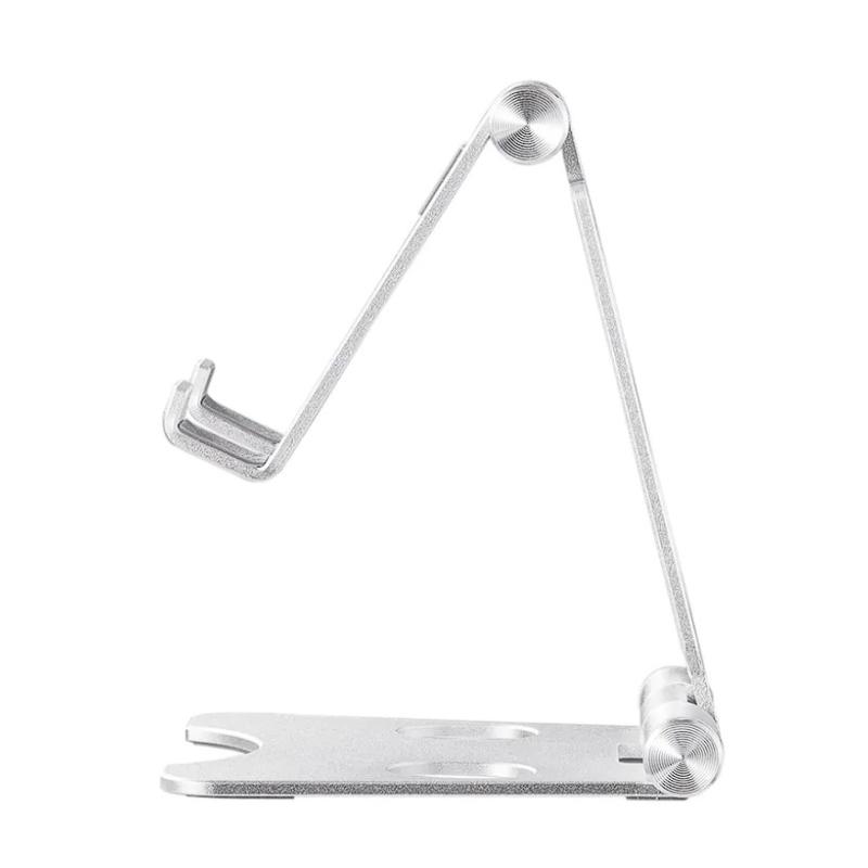Neomounts by Newstar DS10-160SL1 Foldable phone stand - Silver  Specifications General Min. screen size*: 0 inch Max. screen size*: 7 inch Screens: 1 Desk mount: Stand  Functionality Type: Tilt Tilt (degrees): 270° Width: 7,6 cm Depth: 10,5 cm Height: 12,